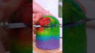 #shorts Rainbow KITKAT Cake 💖 #asmr #miniature #minicake #minifood