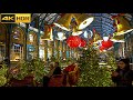 🎅🏼 3 HOURS of London Christmas Walk 🎄 The Best of London Christmas Compilation [4K HDR]