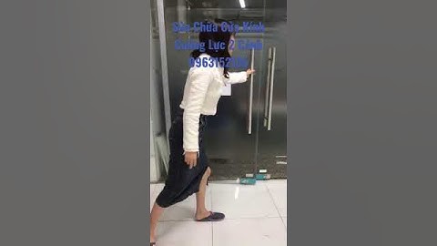 Sửa Chữa Cửa Kính Cường Lực 2 Cánh | Kính Cường Lực Quang Nam Phát #shorts