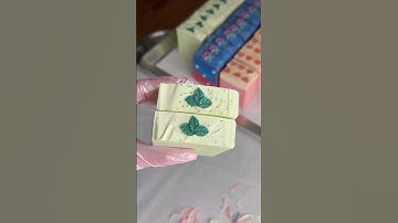 👾💚 Stardew Vibes.. but make it soap!! #soap #greentea #gamervibes #stardew