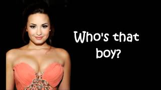 Who's That Boy   Demi Lovato feat  Dev Lyrics   YouTube