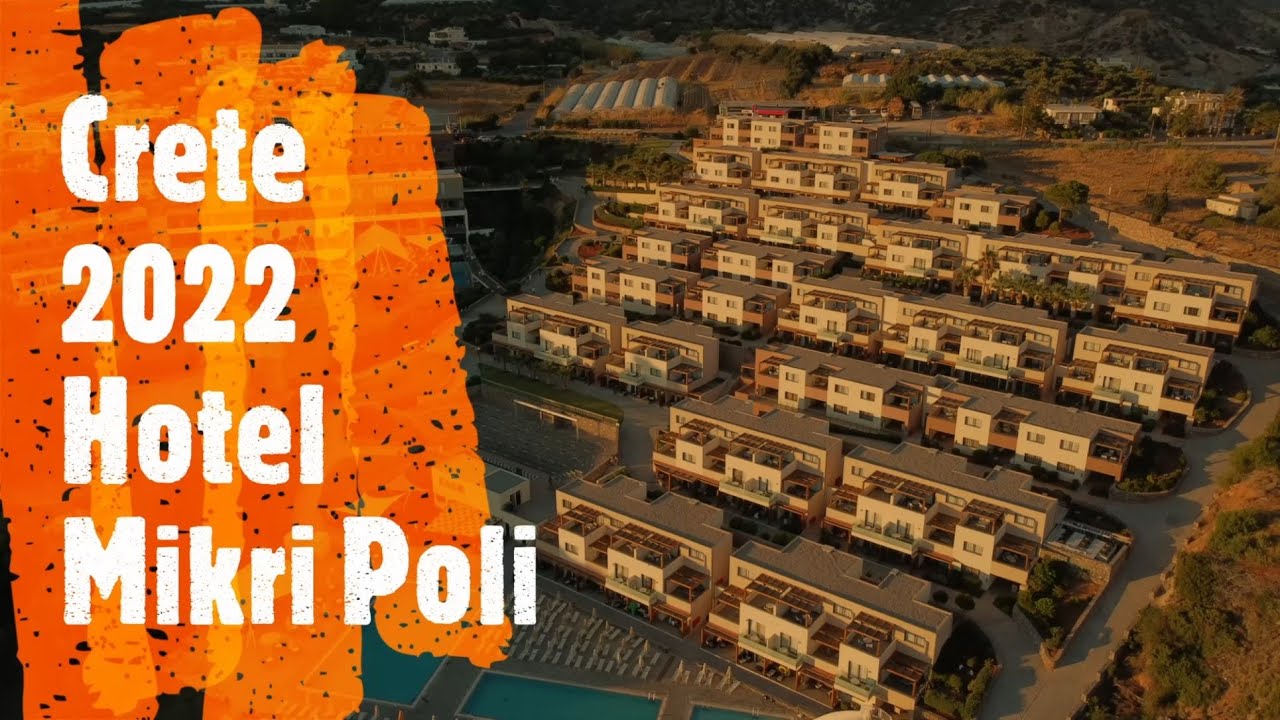 Crete - Greece 2022 - Mikri Poli Crete (4K Drone Footage)