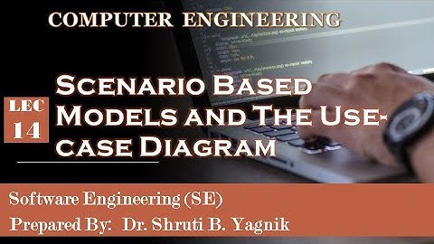 14  Scenario Based Models and The Use-case Diagram