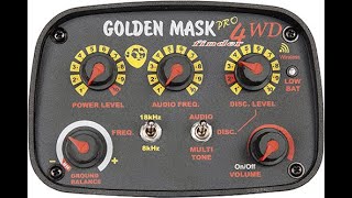 Обзор и Тест металлоискателя по воздуху Golden Mask 4WD Pro.2021