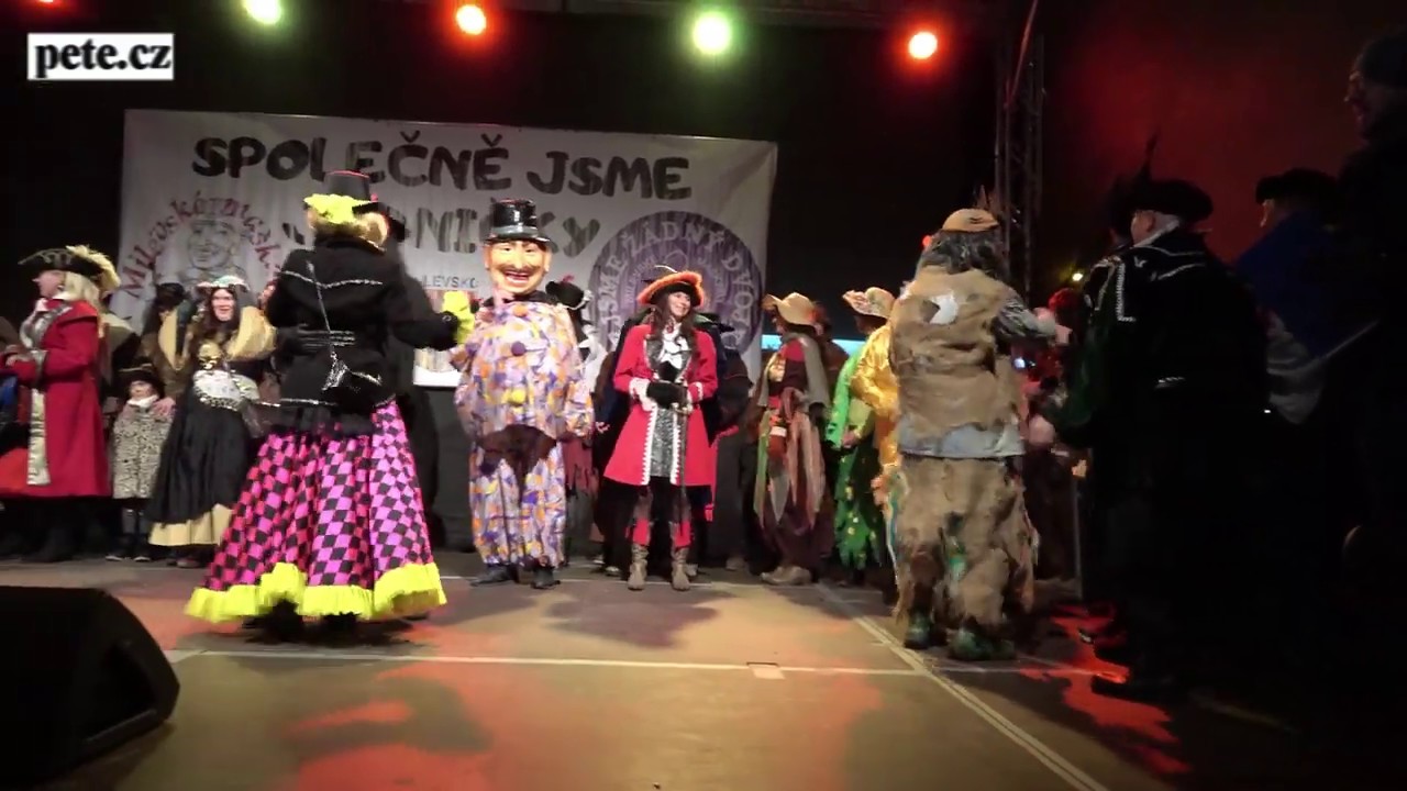 Milevské maškary 2020 zahájila Kovářovská OPONA