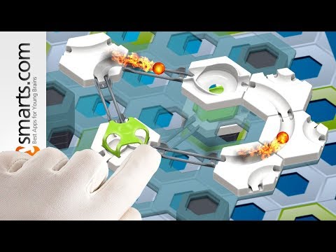 Easy Marble Run track for kids - Gravitrax game and app (iPad/iPhone) demo - Easy Marble Run track for kids - Gravitrax game and app (iPad/iPhone) demo