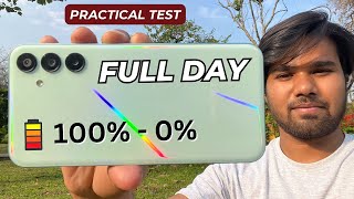 Full Day With Samsung F15 5G | Battery Drain & Performance Test ⚡️
