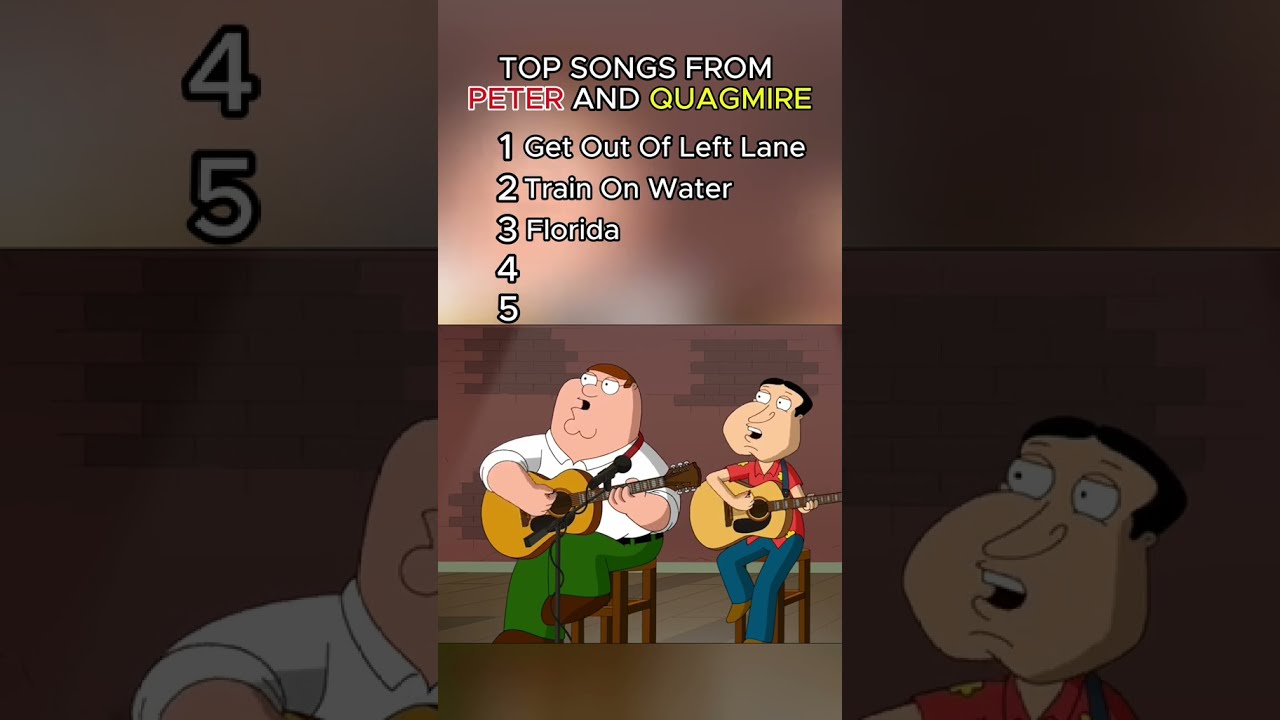 Top5 Family Guy Songs Funny Shorts Familyguy
