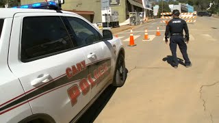 Cary PD officers help with Helene relief efforts in WNC