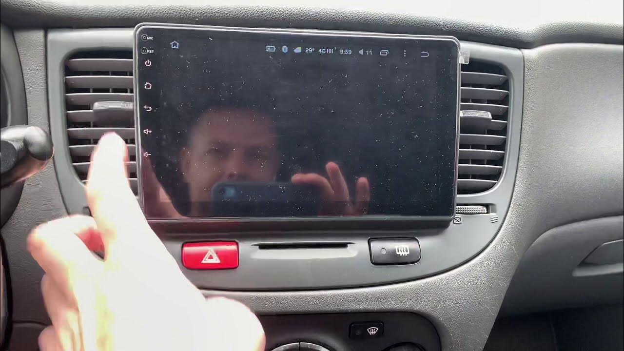 Как снять магнитолу 9 дюймов TEYES Штатное головное устройства Kia Rio JB. Kia Rio 2# Kia Rio jB - YouTube