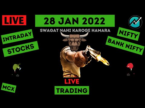 Live Intraday Trading on 28 Jan 2022 | Nifty Trend Today | Banknifty Live Intraday Strategy Today