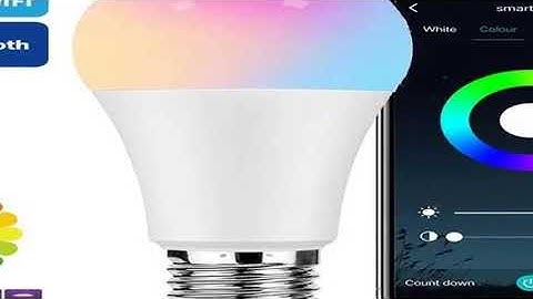 Tuya Smart Bulb E27 WiFi/Bluetooth Dimmable LED Light Bulb RGBCW 100-240V Smart Life App Control Sup