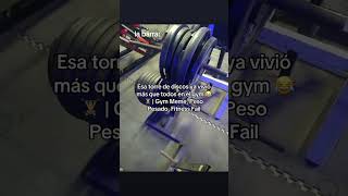 Esa torre de discos ya vivió más que todos en el gym 😂🏋️ | Gym Meme, Peso Pesado, Fitness Fail