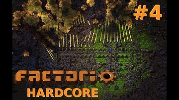Factorio Hardcore #4 - deathworld 600% lazy bastard (no comment) - flame throwers