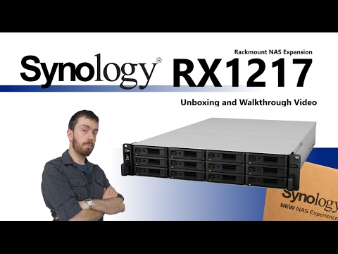 The Synology 12-Bay RX1217 RackStation NAS Expansion Walkthrough and Talkthrough