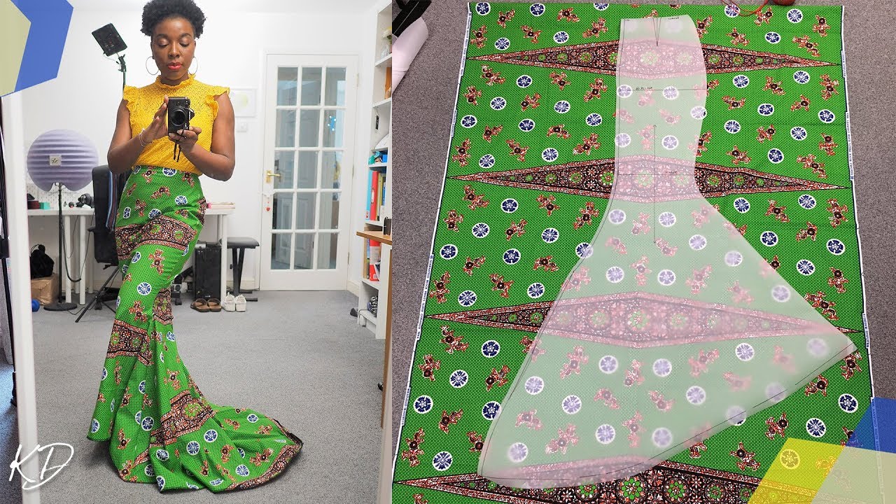 HOW TO SEW A FISHTAIL MAXI SKIRT | PATTERN & CONSTRUCTION | KIM DAVE