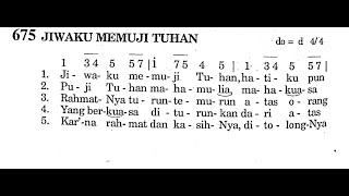 Jiwaku Memuji Tuhan| Puji Syukur No. 675| Kidung Maria| Lagu Rohani Katolik