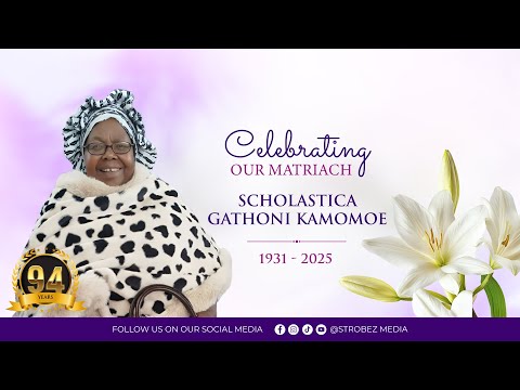 𝐋𝐈𝐕𝐄 𝗜𝗡 𝗟𝗢𝗩𝗜𝗡𝗚 𝗠𝗘𝗠𝗢𝗥𝗬 𝗢𝗙 𝗠𝗔𝗧𝗥𝗜𝗔𝗥𝗖𝗛 𝗦𝗖𝗛𝗢𝗟𝗔𝗦𝗧𝗜𝗖𝗔 𝗚𝗔𝗧𝗛𝗢𝗡𝗜 𝗞𝗔𝗠𝗢𝗠𝗢𝗘 𝟭𝟵𝟯𝟭 𝟮𝟬𝟮𝟱