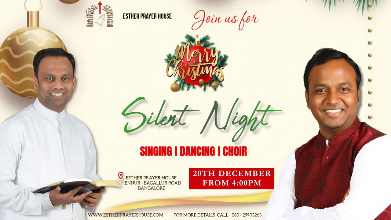 SILENT NIGHT | 25.12.2025 | ESTHER PRAYER HOUSE | SALVATION TV | PASTOR. D JAMES VINCENT