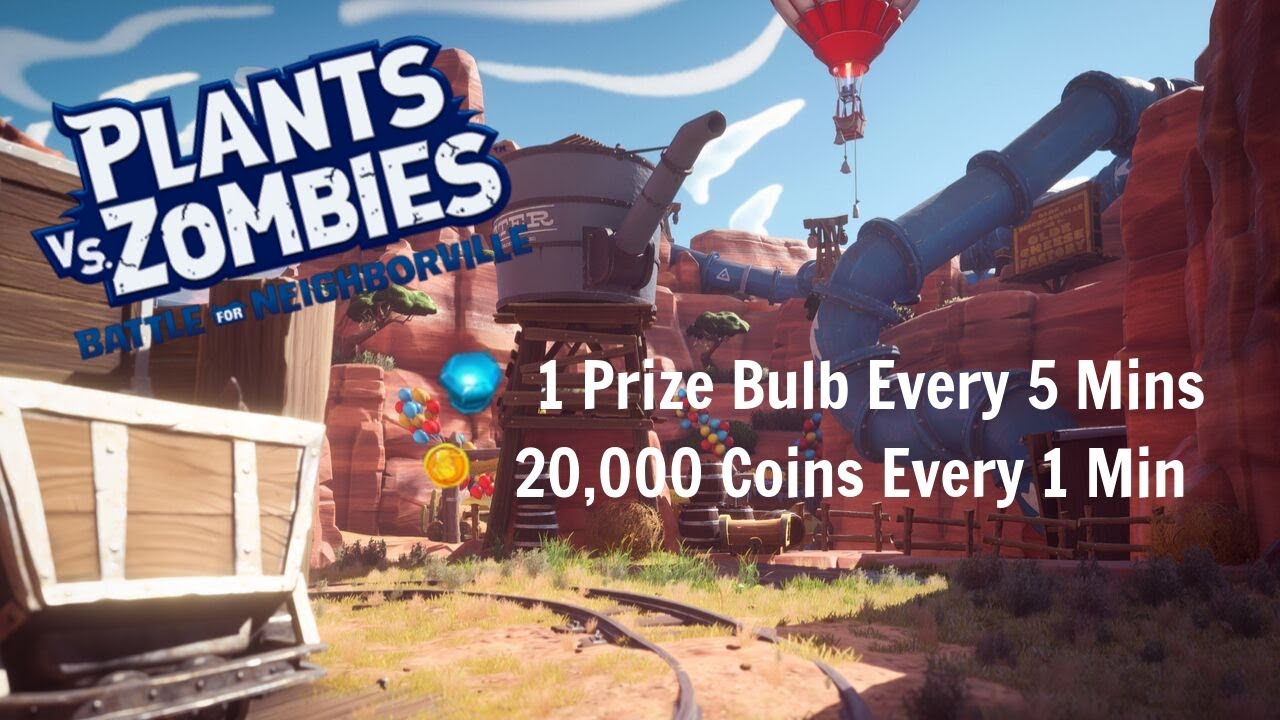 Easy Way To Earn Prize Bulbs and Coins! Part 1 Plants vs. Zombies