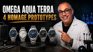 Omega Aqua Terra Experiment with 2 Homage and 2 Custom Prototypes
