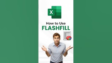 How to use Flashfill in Excel 2025 ?