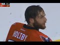 Holtby Loses his Mask Then Almost Gets Hit by Faulk's Slap Shot (10/17/15)