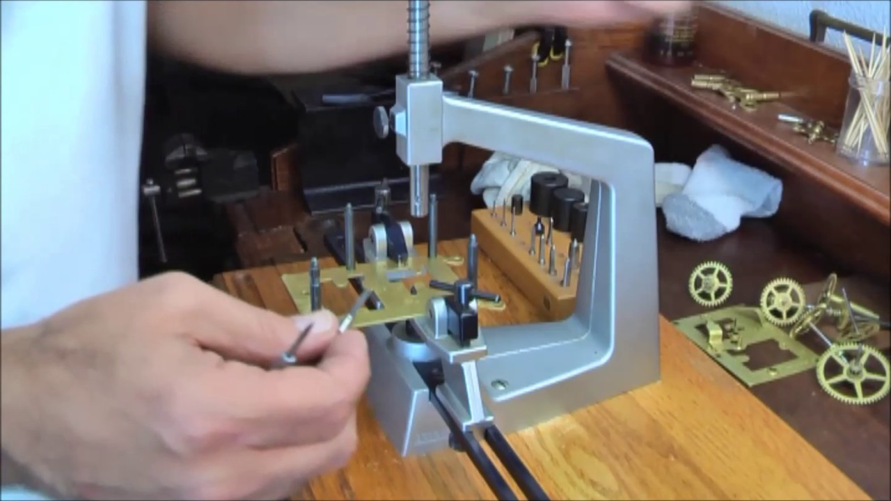 how to rebush a clock movement