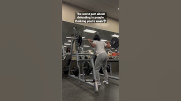 The Worst Part About Deloading