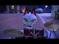 Animal crossing new horizons  olivia playing the drums to kk casbah