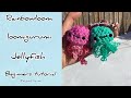 Rainbow loom loomigurmi diy jellyfish beginners tutorial 🪼✨💕