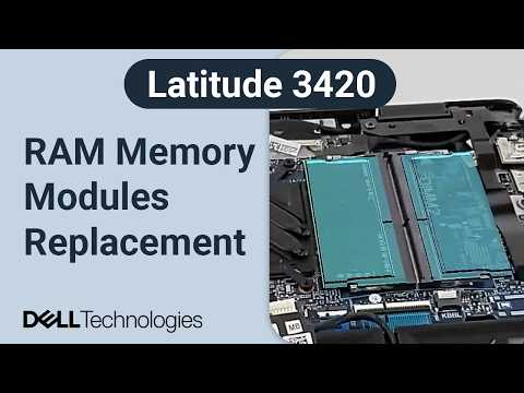 Dell Latitude 14 3420 | How to replace the RAM memory modules