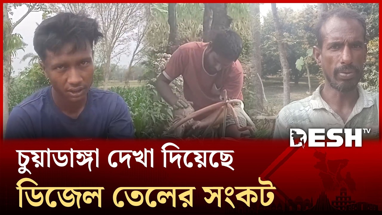 চুয়াডাঙ্গা সংকট দেখা দিয়েছে ডিজেল তেলের, চাষীদের কপালে হাত | Chuadanga | Diesel Crisis | Desh TV