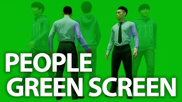 man employ 🔔 walk and talk realistic 3D people rendering isolated green screen 4k