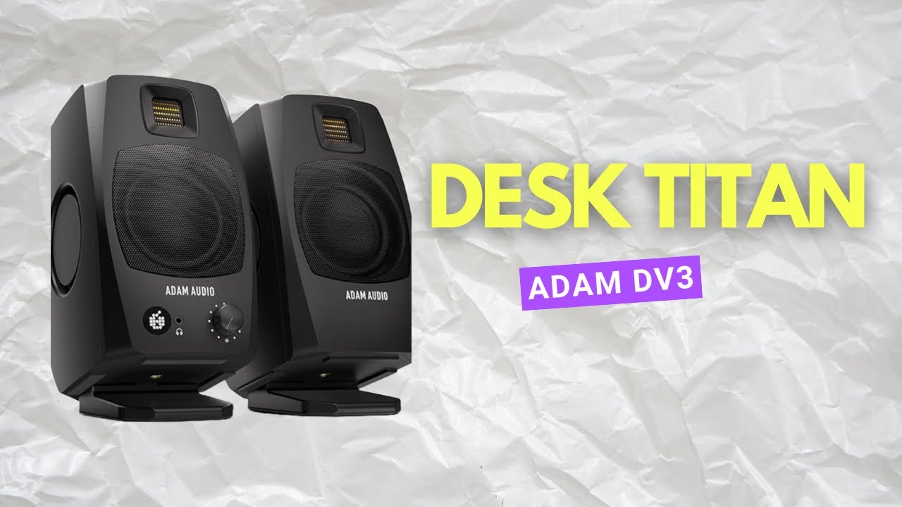 ADAM D3V - The Ultimate Compact Desktop Audio Solution for Creators ...
