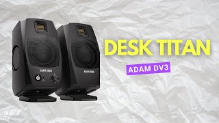 ADAM D3V - The Ultimate Compact Desktop Audio Solution for Creators & Streamers