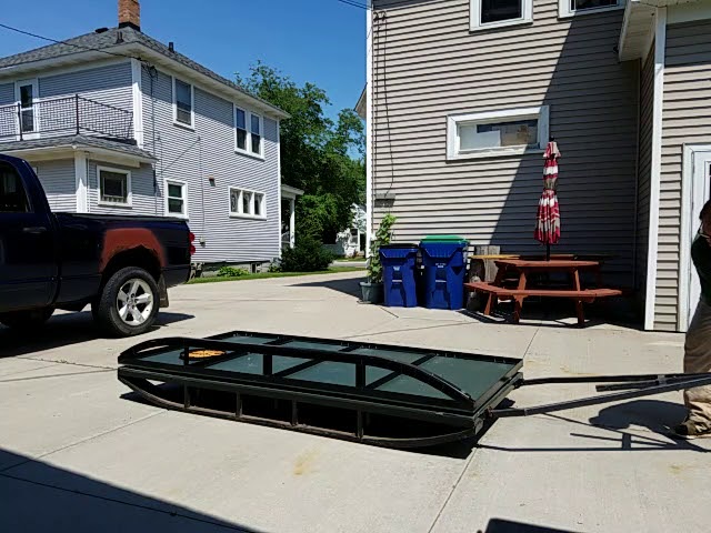 Pop-Up Ice Shack sled floor 