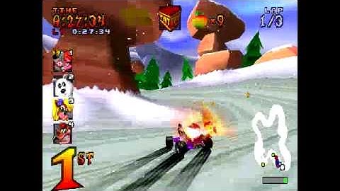 all red ctr tokens - crash team racng 101% part 11