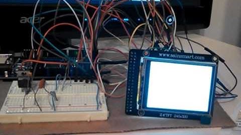 Using a Sainsmart 2.4" TFT Touch LCD display with Arduino #1