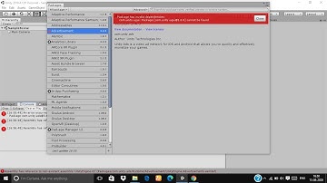 Unity Ads error while updating or install unity ads to newer version from Package Manager