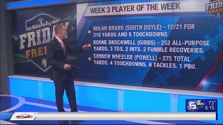 Week 3 Friday Frenzy Player of the Week Nominees