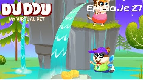 Duddu-My virtual pet animation-Duddu and Girlfriend swimming