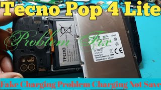Tecno Pop 4 Lite Charging Not Save Problem Fix