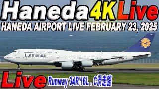 🔵 Live 羽田空港ライブ Haneda Airport Live February 23, 2025  生中継 2025年2月23日 羽田空港ライブカメラ