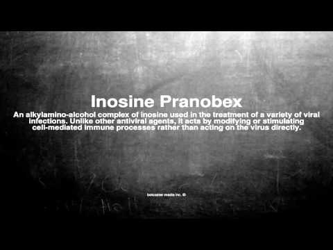 Video: Inosine Pranobex - Bruksanvisning, Tabletter 500 Mg, Pris, Analoger