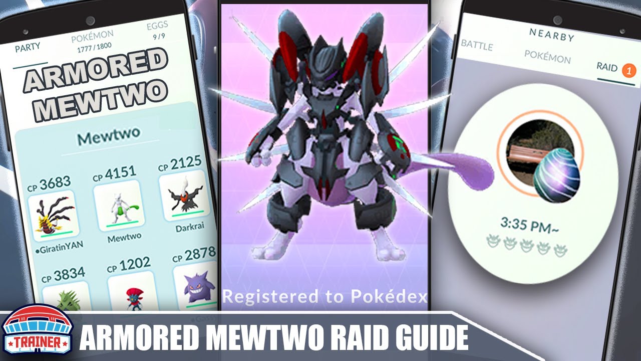 ShinyZard's PokeTips - PokéInfo: Armored Mewtwo Raid Counters