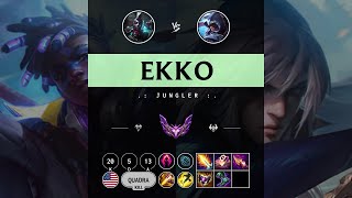 Ekko Jungle vs Talon - NA Master Patch 14.9