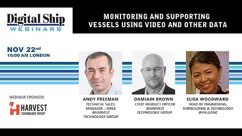 Harvest Technology - Monitoring and supporting vessels using video and other data