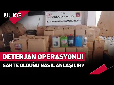 Deterjan Operasyonu! Sahte Olduğu Nasıl Anlaşılır?