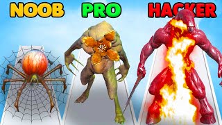 😈😈😈 ha-ha NOOB vs PRO vs HACKER in Monsters PvP Arena